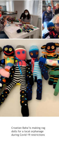 Croatian Bahais making dolls for Centenary activites