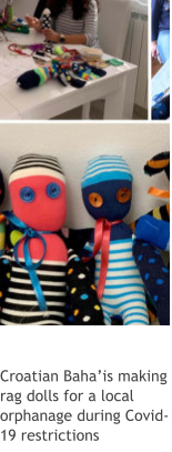 Croatian Bahais making dolls for Centenary activites