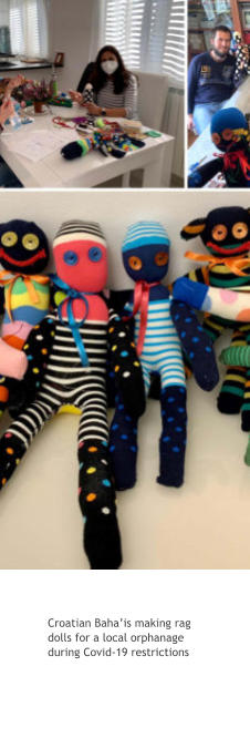 Croatian Bahais making dolls for Centenary activites